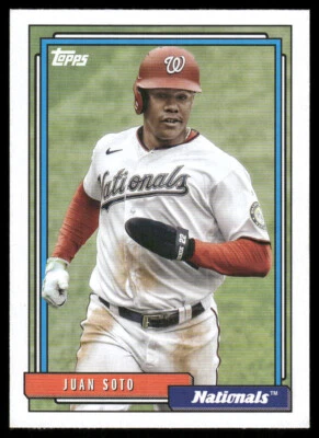 2021 Topps Update Series - 1992 Topps Redux #T92-49 Juan Soto - Image 1 of 2