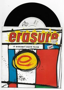 ERASURE IT DOESN'T HAVE TO BE 1987 SINGLE FROM BELGIUM, MINT CONDITION - Picture 1 of 1