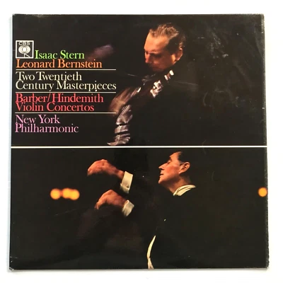 Barber Hindemith Violin Concertos Isaac Stern , Leonard Bernstein CBS Vinyl LP - Image 1 of 4
