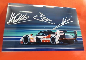 PHOTO cm13x19 signed PROTON FAT PORSCHE 963 Hypercar #99 WEC PROLOGUE QATAR 2024 - Foto 1 di 2