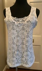 Bellissima camicia tutta over pizzo bianca con finiture in raso taglia large - Foto 1 di 8