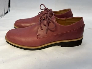SoftWalk Women's Whitby Red Leather Oxfords Shoes Size 7 Narrow - Picture 1 of 10
