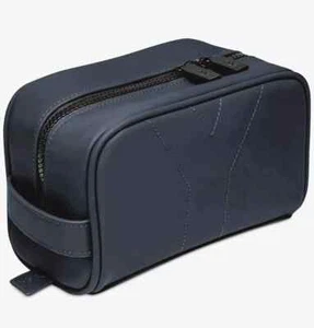 Yves Saint Laurent YSL Parfums Y Etui schieferblau Kunstleder Reise Dopp Tasche - Bild 1 von 18