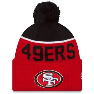 2015 San Francisco 49ers New Era On-Field Sport Knit Hat with Pom AUTHENTIC - Picture 1 of 1