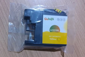 Cartouche compatible Brother LC223 XL Jaune, neuve sous emballage - Photo 1/3