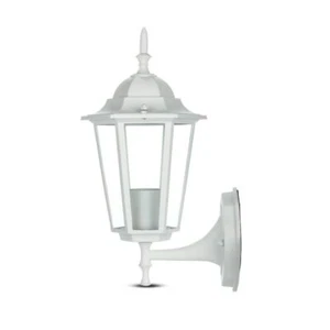 LAMPADA MURO APPLIQUE GIARDINO LANTERNA E27 ESTERNO BIANCA - Foto 1 di 5