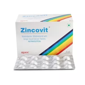 Zincovit Multivitamin Multimineral with Grape seed (60 tabs) (FREE SHIPPING) - Picture 1 of 5