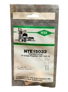 NTE15032 IC TV Voltage Regulator 130v +-0.8 1A SIP5 Replaces ECG1777 - Picture 1 of 1