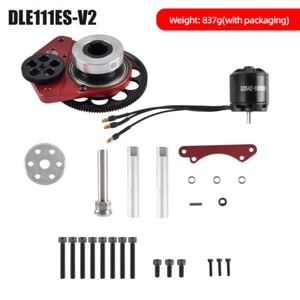 1 Juego Arrancador Eléctrico para DLE 111CC V2 Versión Motor Gasolina RC Modelo Avión - Imagen 1 de 15