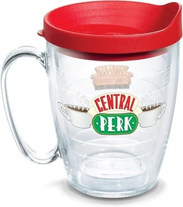 Taza de café Tervis Warner Bros Friends Central Perk con tapa Ross Rachel 16 oz. - Imagen 1 de 10