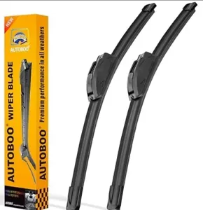 AUTOBOO 22"+ 21" Windshield Wiper Blades Premium All-Seasons OEM Quality Wipers - Picture 1 of 3