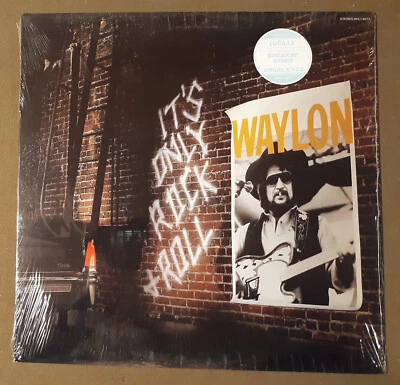 Waylon Jennings It's Only Rock & Roll by RCA Records 33rpm VINYL LP w/shrinkwrap - Image 1 of 3
