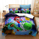 Super Mario Yoshi Bettwäschegarnitur Bettbezüge Kissenbezüge Set Eur Größe Bettwäsche