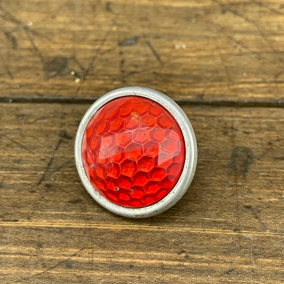 De colección Schwinn Rack Reflector Trasero Joya Rojo Años 50 Globo Neumático Spitfire Foto 1 de 4