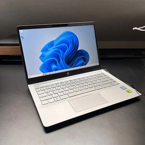 HP Pavilion 14 i7-7500U/Nvidia 940MX/16GB RAM/256GB SSD/Windows 10/no battery - Picture 1 of 21
