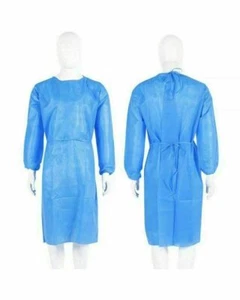 10 Stück (BLAU) Schutzkleidung Einwegkleider einmalig Vlies  - Bild 1 von 1