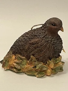 Vintage 12 Days of Christmas Ornament Partridge in A Pear Tree Large 4" Size - Picture 1 of 8