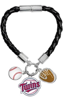 Game Time Offical MLB MINNESOTA TWINS Charm Bracelet - Image 1 of 4