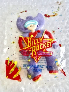 bILLY ROCKET COWBOY SPACEMAN NIP VINTAGE AVON BENDABLE VINTAGE TOY 1987 neocurio - Bild 1 von 6