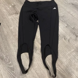 Adidas Training COLLECTIVE POWER YOGA STUDIO LEGGINGS Women's 2X Black NEW - Picture 1 of 9