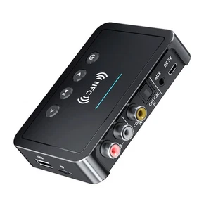 NFC Multi-Function AUX/Optical/Coaxial Bluetooth Transmitter Receiver Adapter L - Photo 1/7