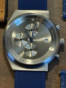 Mercedes Benz MB - Retro Sport- Tennis Edition Chronograph Watch + 3 bands RARE! - Picture 1 of 7