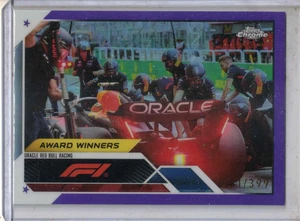2023 TOPPS Chrome Formula 1 racing Award Winners Purple Refractor /399 card - Foto 1 di 2