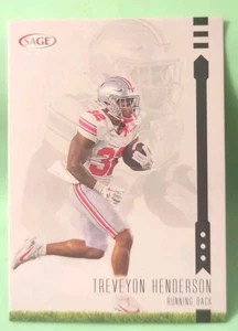 2025 Sage Football Black Treveyon Henderson #70 Ohio State - Picture 1 of 2