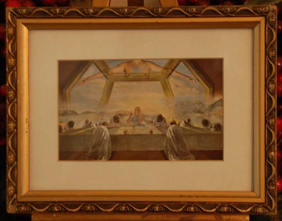 复古框架迷你艺术画廊彩色印花达利最后的礼物 — 第 1/4 张图片