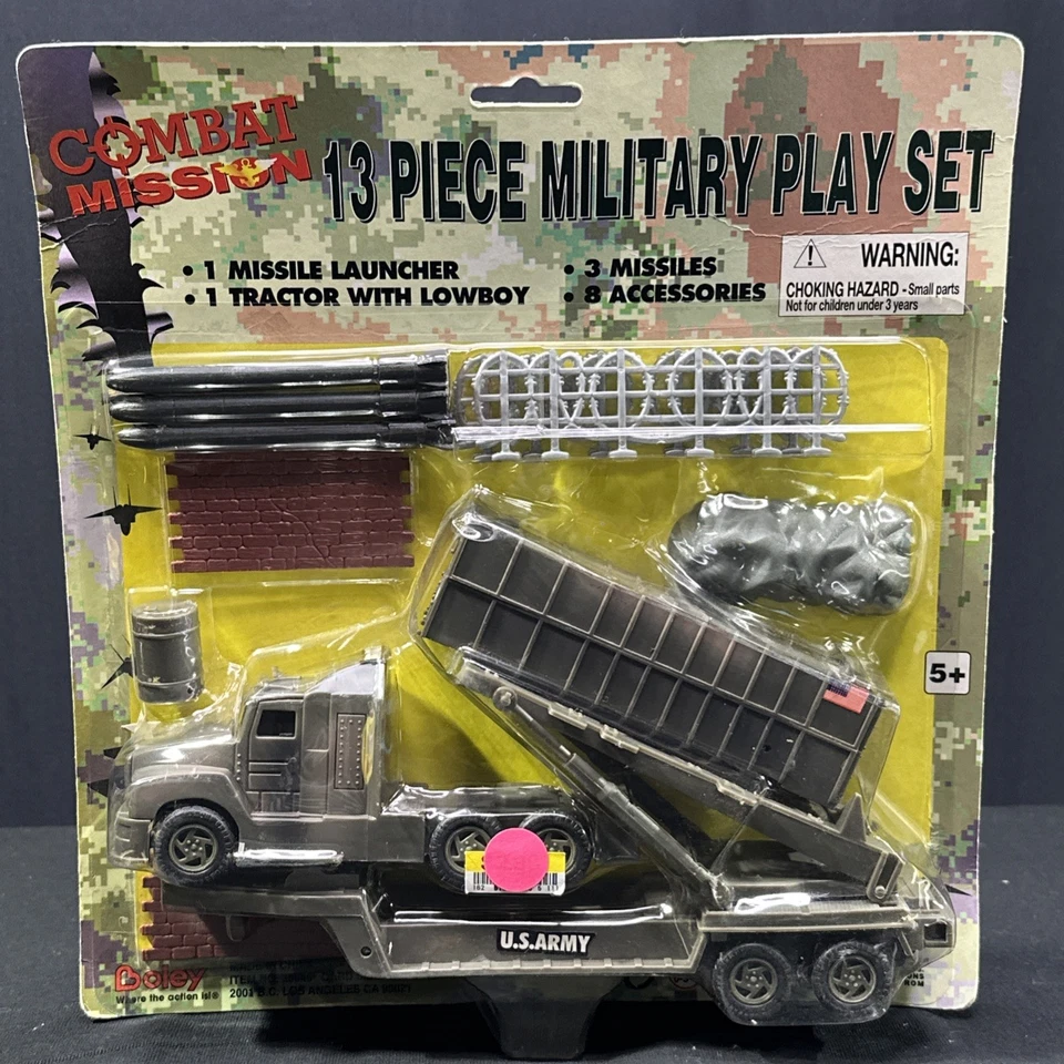VINTAGE BOLEY COMBAT ZONE MILITARY PLAY SET 1998