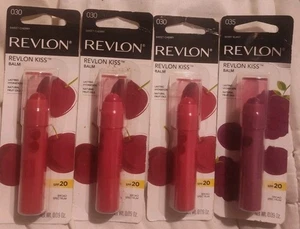 Lot of 4 - 3X Revlon Kiss Balm 030 SWEET CHERRY + 1X 035 Berry Burst -New Sealed - Picture 1 of 1