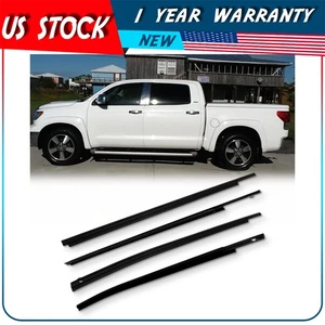 Se adapta a Toyota Tundra Crewmax 2007-2019 4x tira climática sello cinturón moldura de ventana - Imagen 1 de 9