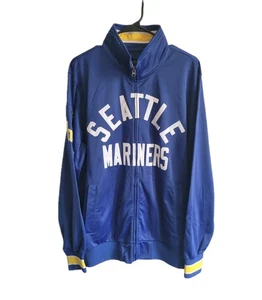 90s Seattle Mariners Track Jacket Large Cooperstown Collection G-III Carl Banks - Bild 1 von 7
