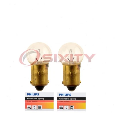 2 bombillas de matrícula Philips para Volvo 242 244 245 262 264 265 760 bo Foto 1 de 4