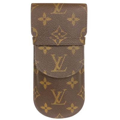 Подлинный Louis Vuitton Etui люнеты Рабат очки чехол монограмма ручка чехлы M62970 - Изображение 1 из 4