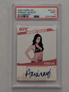 Arianny Celeste 2009 Topps UFC Auto PSA 9 - Picture 1 of 2
