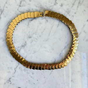 Vintage goldfarben Stretch Gürtel klein verstellbar Metall Mesh Akzent - Bild 1 von 9