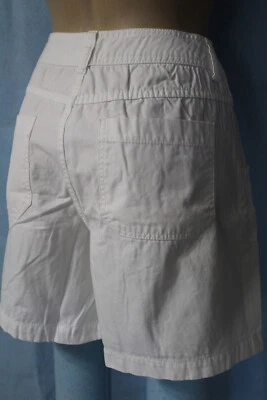NUEVO Pantalones Cortos Cherokee Blanco Algodón Bolsillo Liso Talla 6 Ver Medidas* Foto 1 de 4