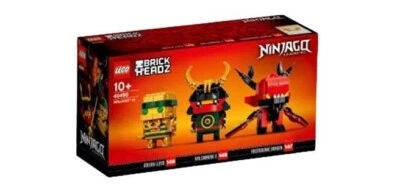 RETIRADO LEGO BRICKHEADZ: NINJAGO 10 (40490) 3 figuras, nuevo y precintado/ RARO Foto 1 de 4