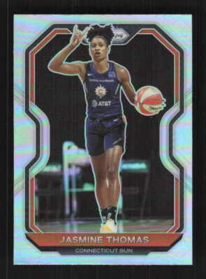 Jasmine Thomas 2021 Panini Prizm WNBA Prizms Silver Connecticut Sun #27 - Image 1 of 2