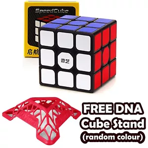 Kids Cube QiYi Toy Magic Mind Game Classic Puzzle 3X3 Adult Brain Teaser 5-99yrs - Picture 1 of 19