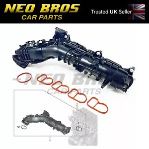 OEQ Intake Inlet Manifold & Swirl Flaps BMW 1 2 3 4 5 7 X Series B47 11618513655 - Picture 1 of 5