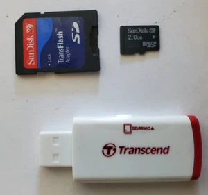 SanDisk 2GB Micro SD Memory Card with adapters - Picture 1 of 1
