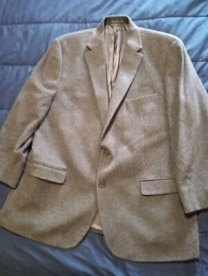 Blazer Lauren Ralph Lauren Para Hombres Gris Carbón Chaqueta Seda Lana y Cachemira 46R Foto 1 de 4