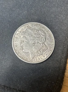 1921 D USA 1 Dollar Silver Coin Morgan Dollar - Picture 1 of 2