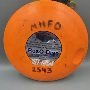 ResQ Disc Water Emergency Throwable Float Without Bag Res Q Safety - Picture 1 of 5