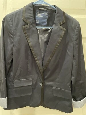 American Eagle Outfitters Blazer, Navy, Medium - Image 1 of 3