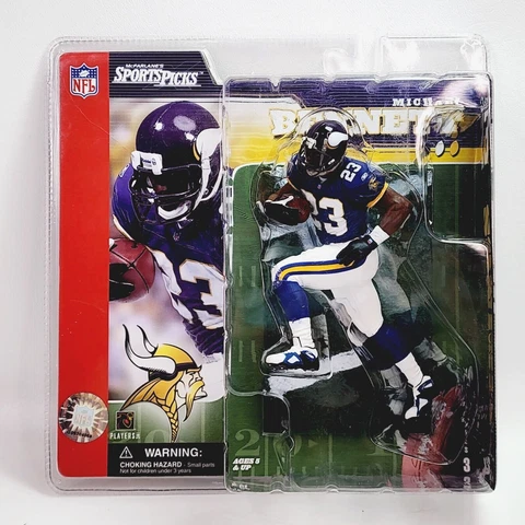 2002 McFarlane NFL #23 Michael Bennett Vikings Series 3 Sports Picks-New In Pack Cover
