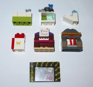 Lego ® Lot 7 Accessoires Décor City Maison Intérieur Cheminée Piano WC Lavabo.. - Picture 1 of 1