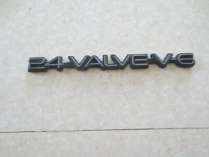 Original Pontiac 24 valve V6 car plastic badge / emblem - - - Picture 1 of 4